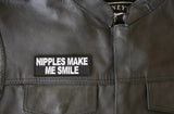 Nipples Make Me Smile Patch - 4x1.5 inch