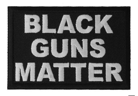 Black Guns Matter Patch - 3x2 inch