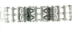 4 Skull Stainless Bracelet - Primary Chain, Bracelets, [product_description] - Rhino Gear