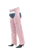 Women's Pink Braided Chaps, Chaps, [product_description] - Rhino Gear