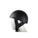 Flat Black DOT Approved Motorcycle Helmet, DOT Helmets, [product_description] - Rhino Gear