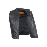 Kids Motorcycle Club Vest Son's Of Anarchy Style, Kid's Leather, [product_description] - Rhino Gear