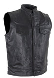 Kids Motorcycle Club Vest Son's Of Anarchy Style, Kid's Leather, [product_description] - Rhino Gear