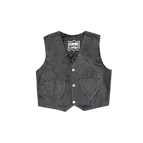 Toddler Classic Leather Vest