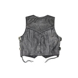 Toddler/Kids Vest With Side Laces & Concho, Kid's Leather, [product_description] - Rhino Gear