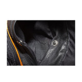 Women's Leather Motorcycle Jacket With Reflective Skulls, Woman's Jackets, [product_description] - Rhino Gear