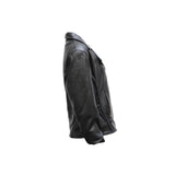 Womens Classic Leather Jacket With Braid, Woman's Jackets, [product_description] - Rhino Gear