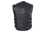 Men's Genuine Leather Replica Swat Tactical Vest With Conceal Pockets, Men's Vest, [product_description] - Rhino Gear