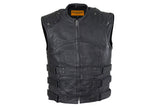 Men's Genuine Leather Replica Swat Tactical Vest With Conceal Pockets, Men's Vest, [product_description] - Rhino Gear