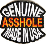 Genuine Asshole Made In USA PATCH - 3x2.75 inch, Patch, [product_description] - Rhino Gear