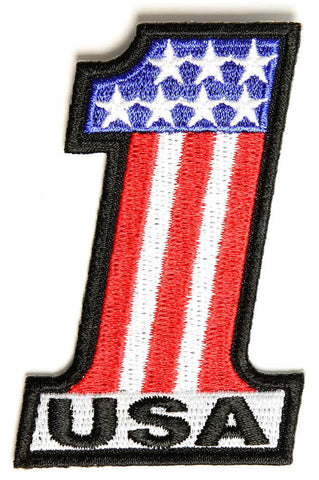 1 USA FLAG PATCH - 2x3 inch