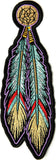 Tribal Feathers MultiColor PATCH - 2.25x6.5 inch, Patch, [product_description] - Rhino Gear