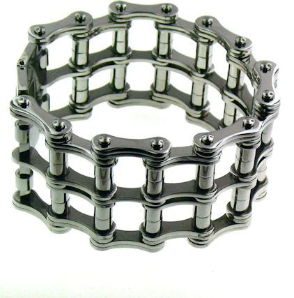 Stainless Steel Biker Heavy Primary Chain Bracelet