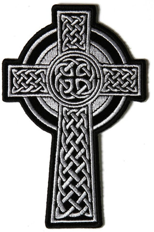 Celtic Cross Small PATCH - 3x4.6 inch