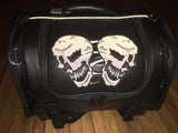 Motorcycle Sissy Bar / Trunk Bag With Skulls - Medium, Travel Bags, [product_description] - Rhino Gear