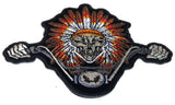 Indian Head Dress Rider Small PATCH - 4.3x3.6 inch, Patch, [product_description] - Rhino Gear