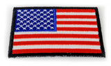 American Flag PATCH with Black Borders - 3x2 inch, Patch, [product_description] - Rhino Gear