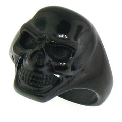 Black Skull Ring, Stainless Steel Rings, [product_description] - Rhino Gear